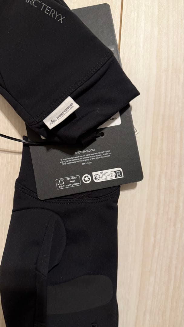 新品未使用 アークテリクス べンタクローブ ブラック Mサイズ