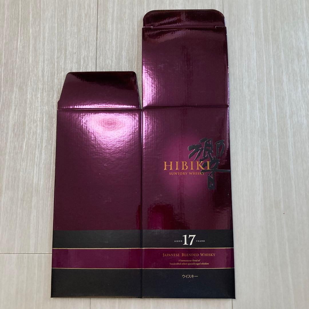 響 17年 ウイスキー パッケージ　空箱　6個セット