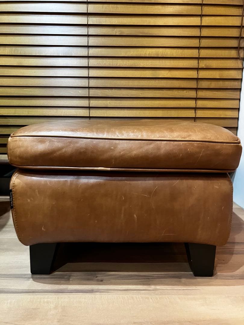 five by five ACTUS オットマン レザー ブラウン