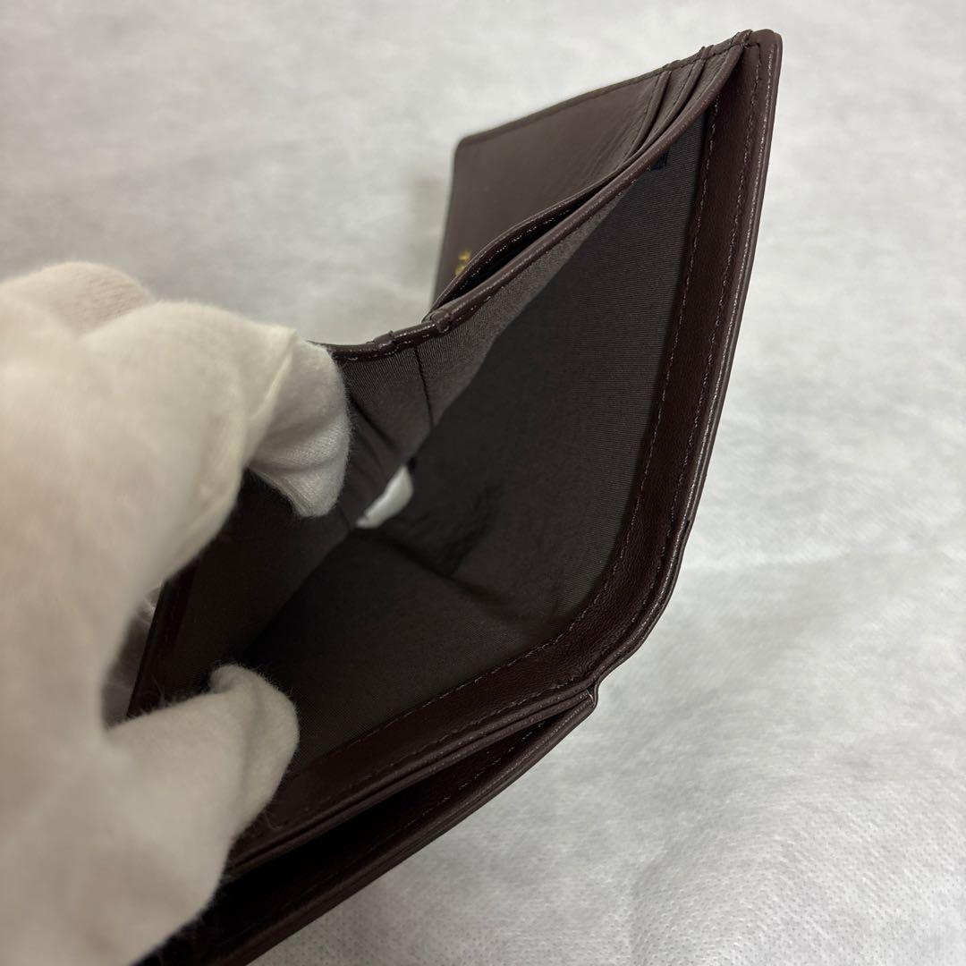 TOV PAON WALLET トーヴ　ポン　ブラウン　二つ折り財布