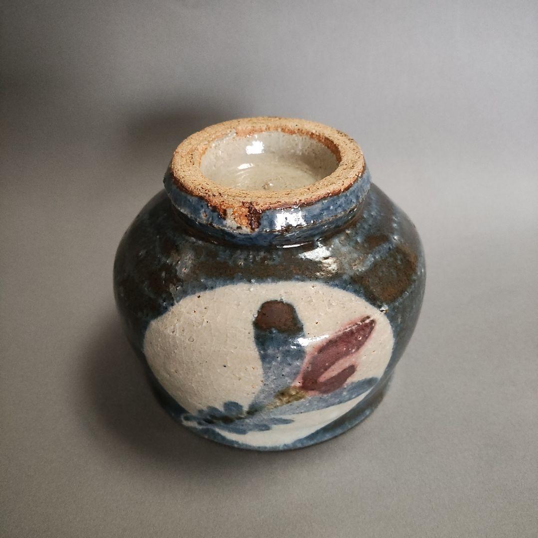 椋木英三　呉須花絵茶碗　椋木春水　河井寛次郎　民藝