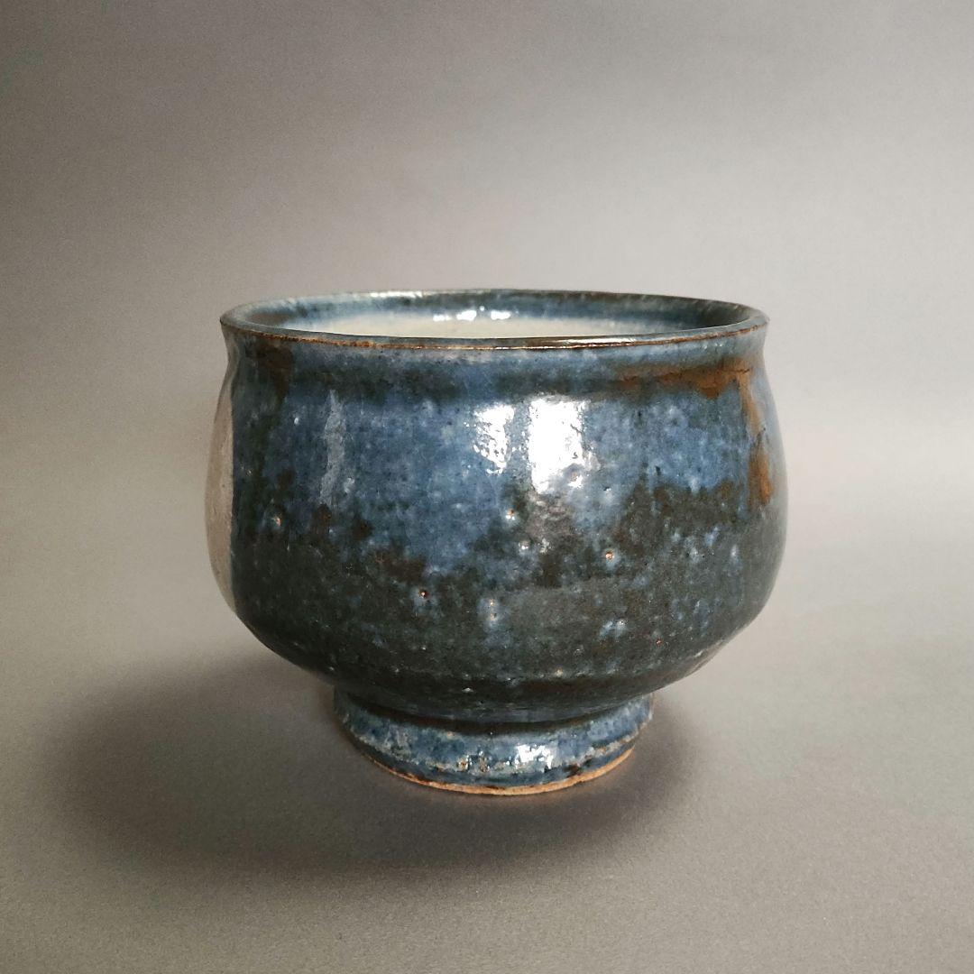 椋木英三　呉須花絵茶碗　椋木春水　河井寛次郎　民藝