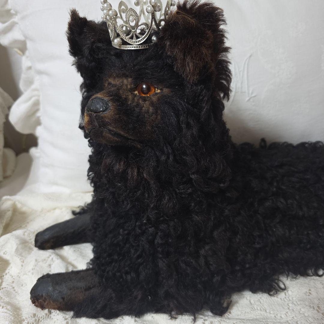 フランスアンティーク　ドック　アーティストベア　リアルドック　テディベア