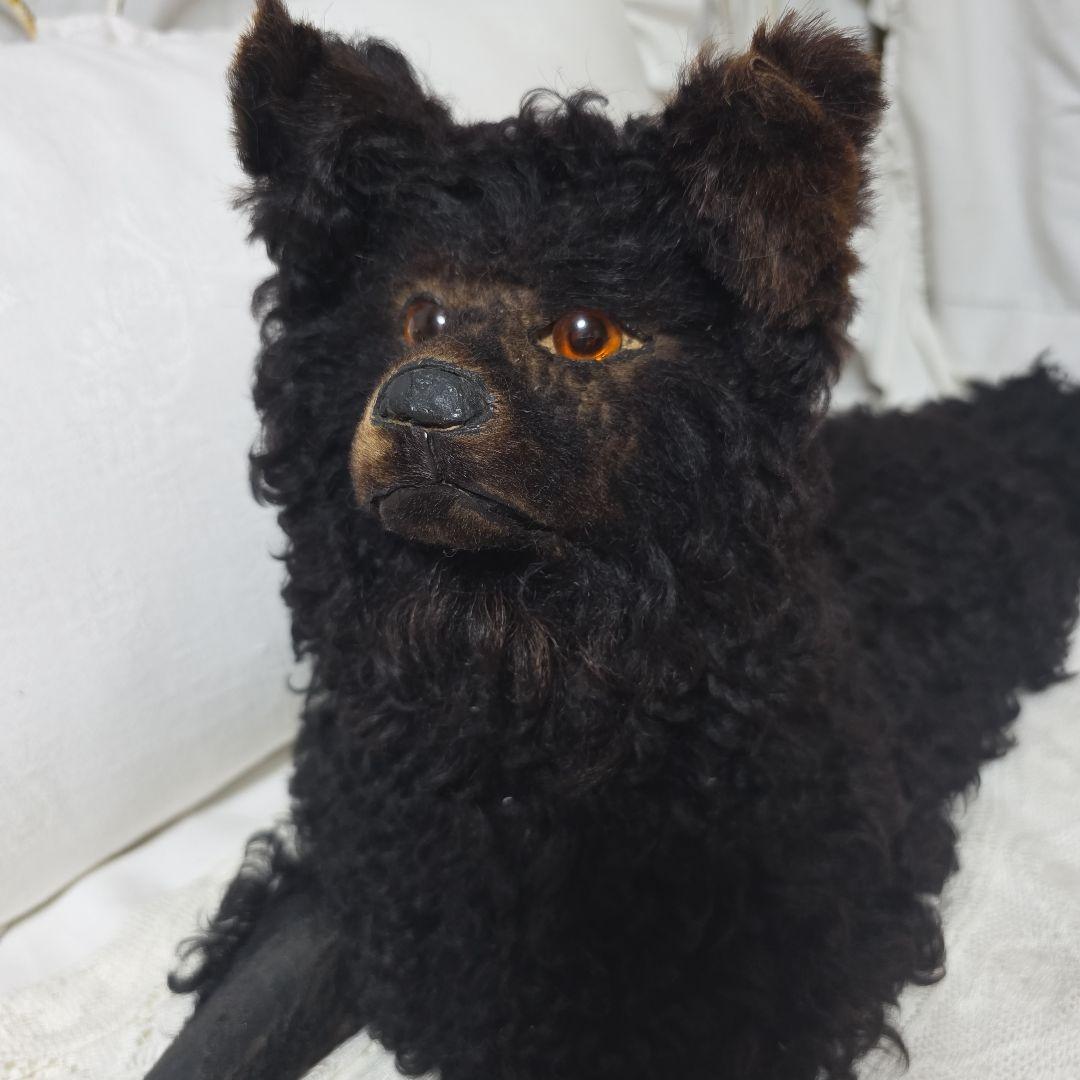 フランスアンティーク　ドック　アーティストベア　リアルドック　テディベア