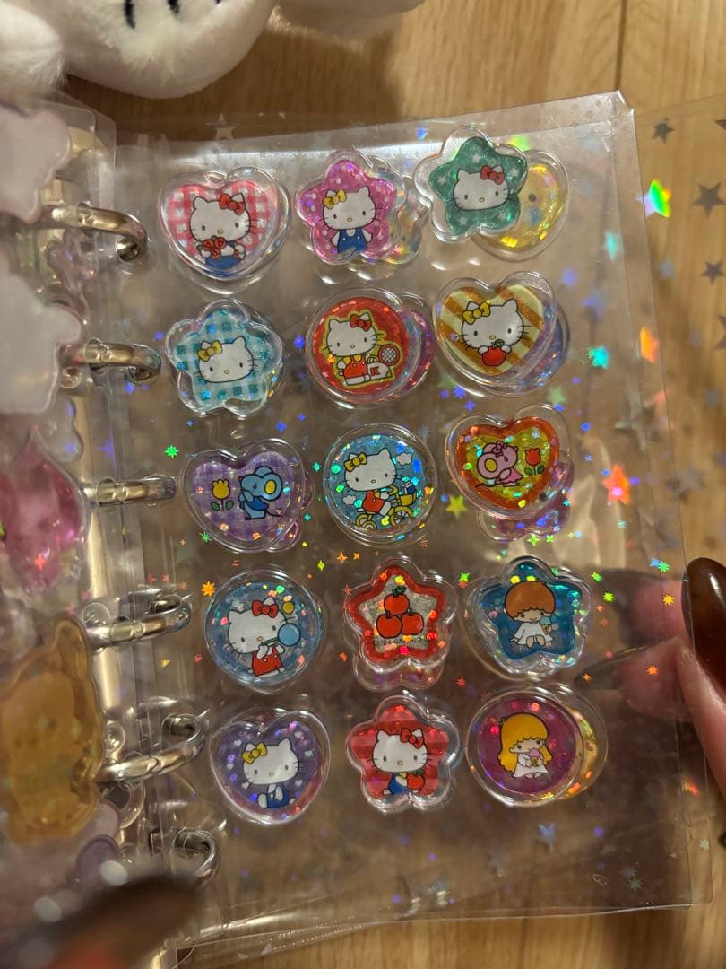 シール帳　完成品　サンリオ　ボンドロ　おはじきシール