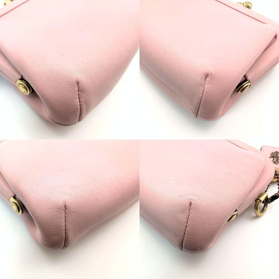 コーチ 68326 がま口 ケース キスロック ピンク COACH
