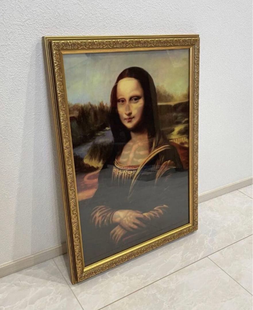 レア絵画レオナルドダヴィンチモナリザ骸骨テンダーロインクーティーコアファイター