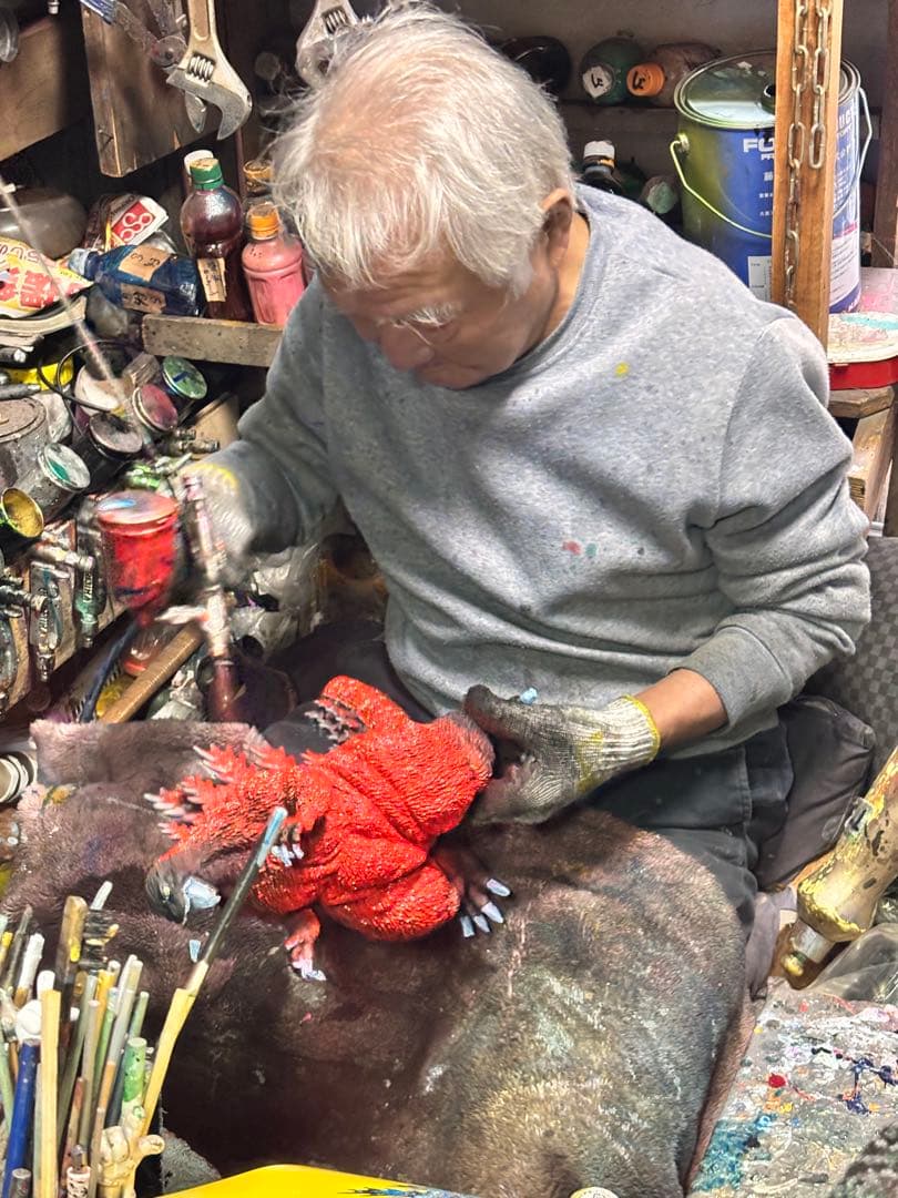 東宝30cmシリーズ ゴジラ(1995) カスタム　オレンジVer. 後藤彩色所