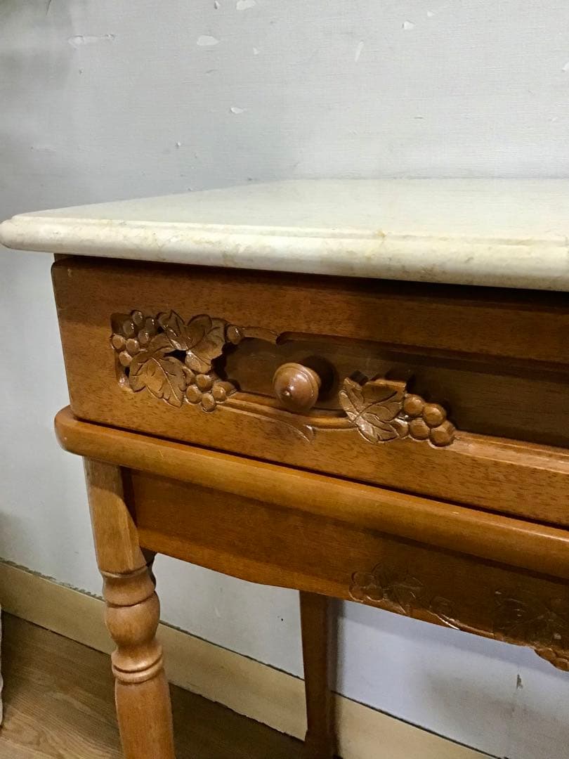 管167☆D&A YOSHIKAWA☆大理石☆コンソールテーブル