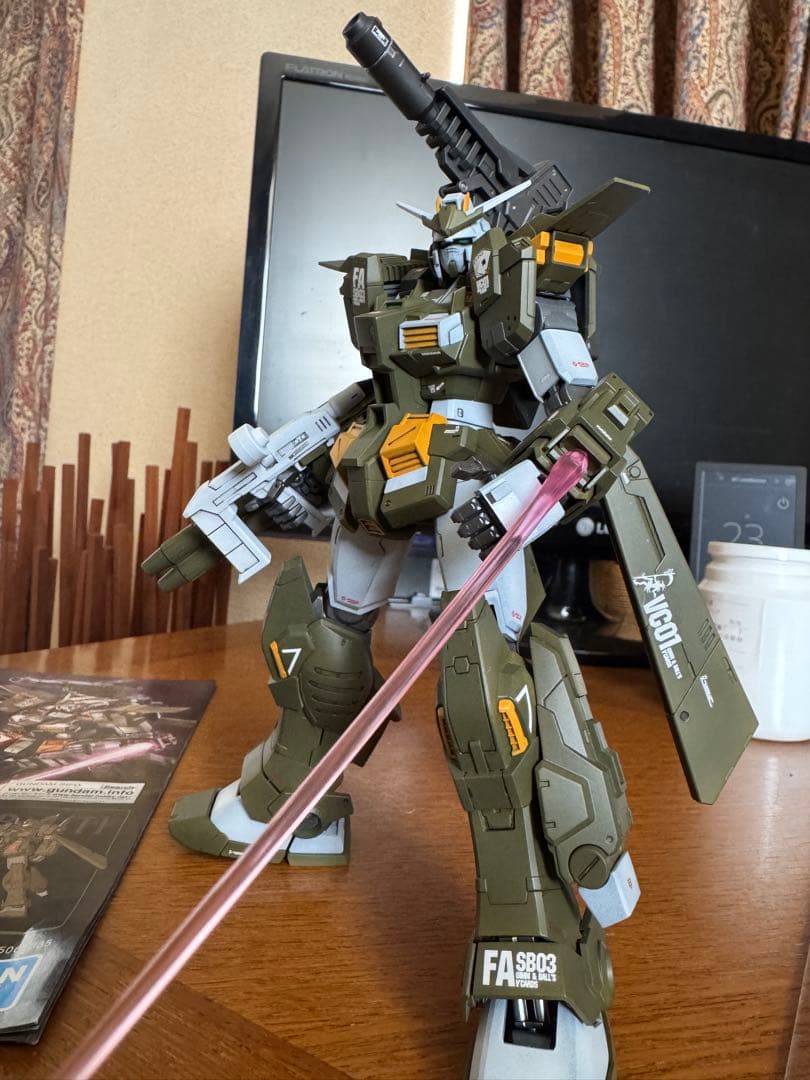 MG ガンダムストームブリンガーFA 塗装済み完成品