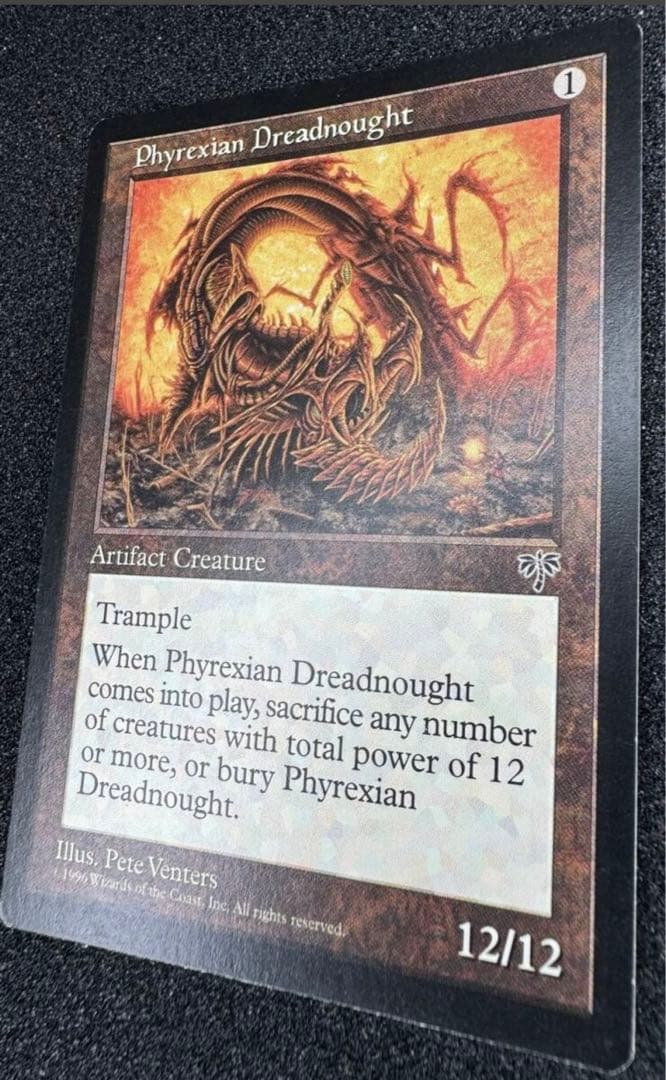 未使用 ミラージュ ファイレクシアン ドレッドノート 英語