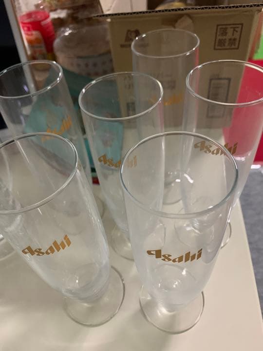 アサヒマグ4個、アサヒグラス6個、ジャックマグ3個