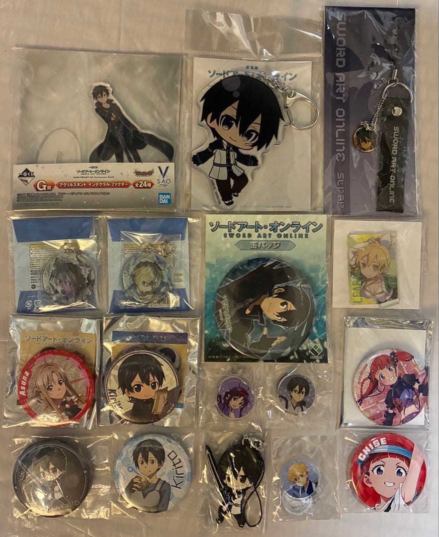 シュタインズ・ゲート シュタゲ SAO 缶バッジ アクスタ まとめ売り