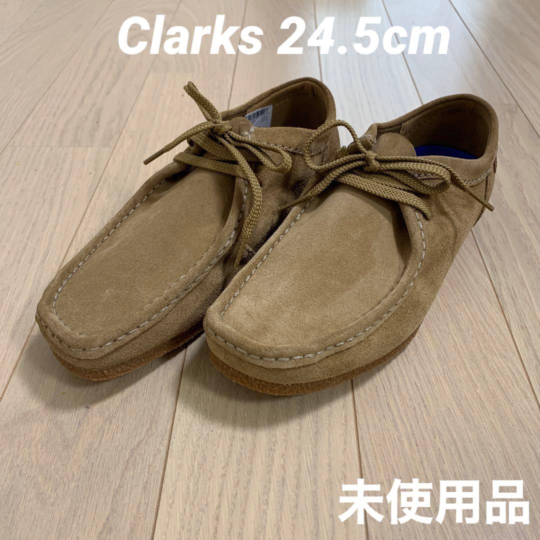 Clarksクラークス ワラビーシューズ 24.5cmサンドベージュ スウェード