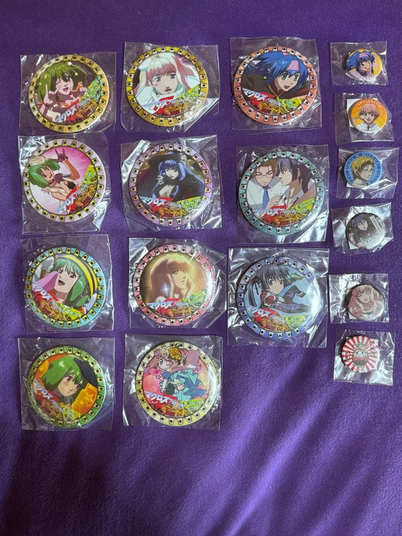 マクロスF 缶バッジセット　(期間限定値下げ)