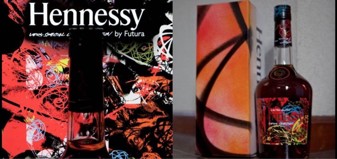 【本人直筆】アート作品 Hennessy × FUTURA ヘネシー