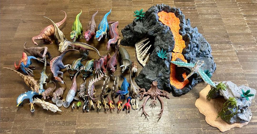 【まとめ売り】シュライヒ　火山・ 洞窟・フィギュアセット