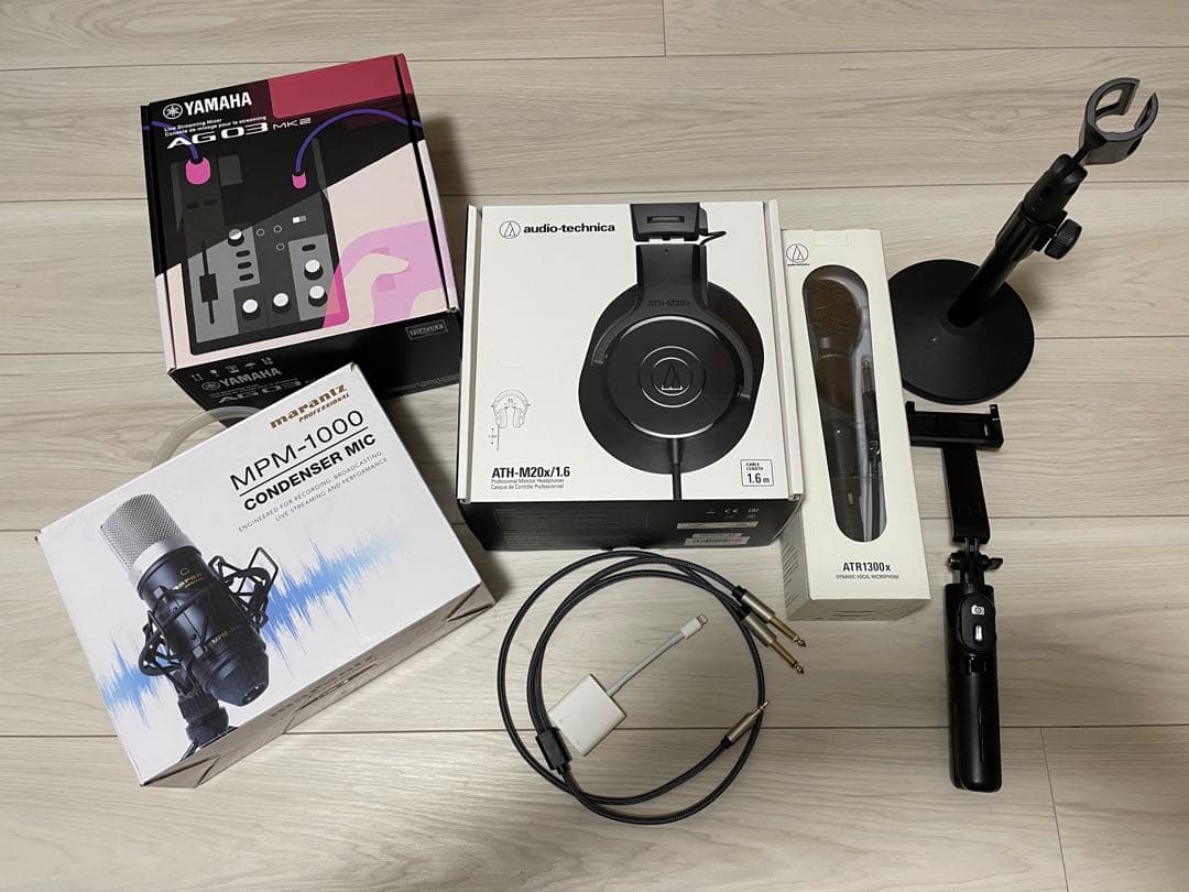 【美品】Yamaha AG03MK2 配信機材セット