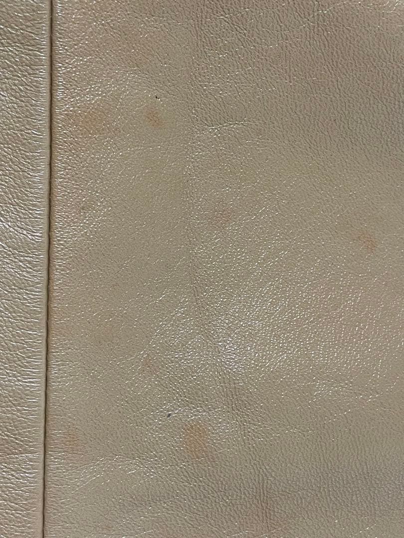 8月末価格❣️ BANANA REPUBLIC ベージュレザーライダースジャケット