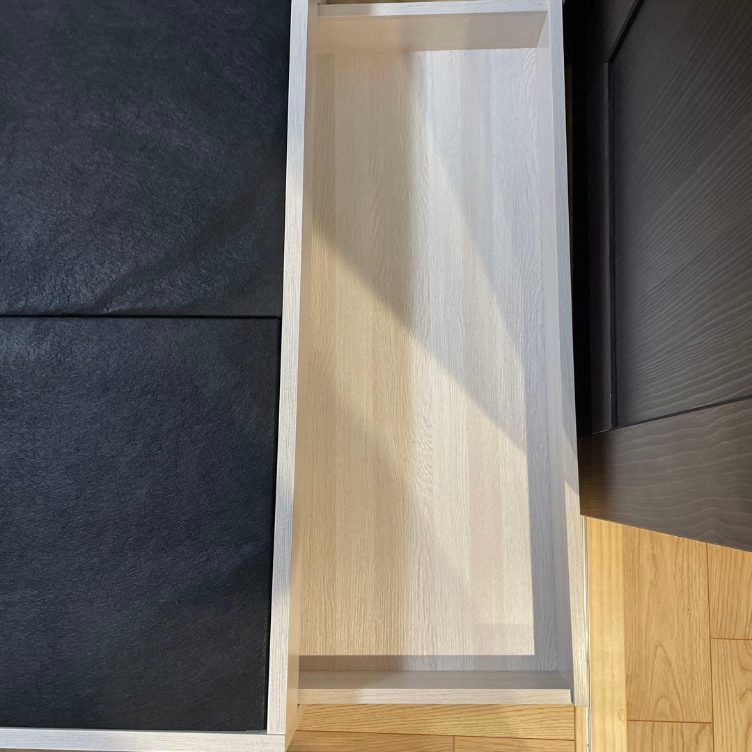 【つかさ】【引渡し限定】シングルベッドフレーム　収納付き　コンセント