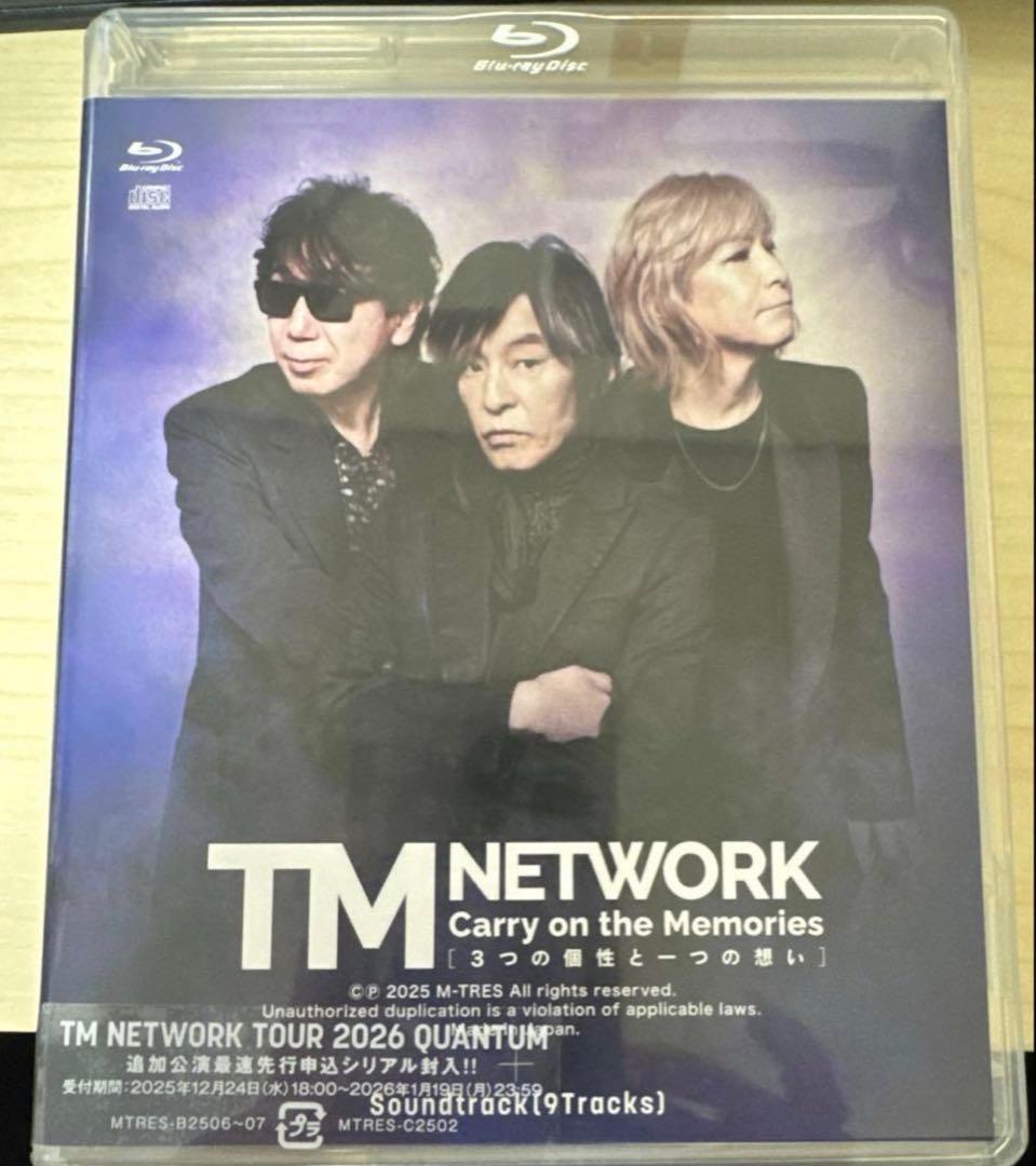 未使用シリアル抽選付TM NETWORK/Carry on the Memori
