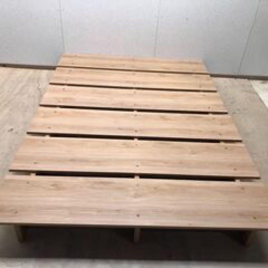 【交渉可】LOWYA 木製シングルスラットベッドフレーム