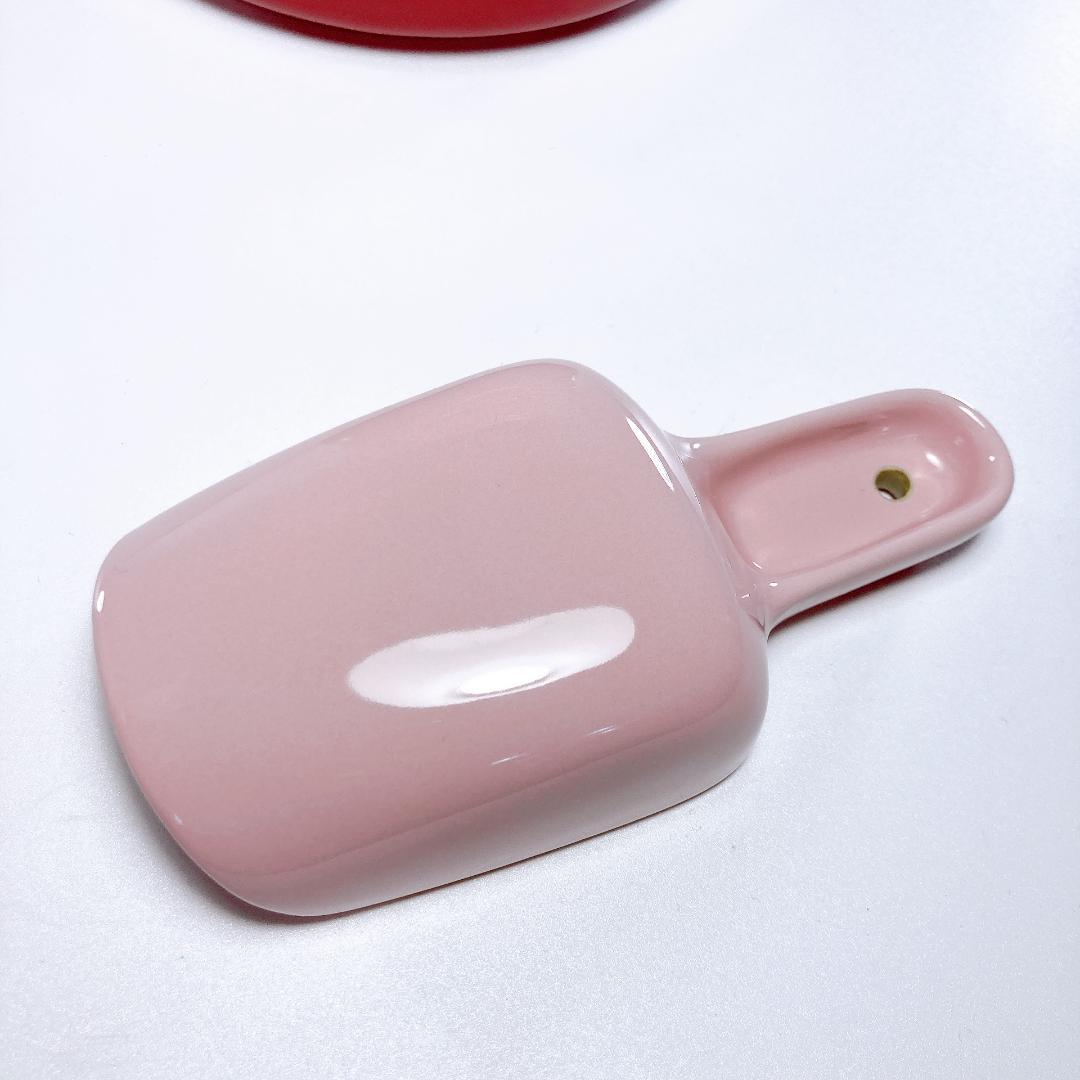 ル・クルーゼ フードコンテナ ナチュラルピンク　|2957|