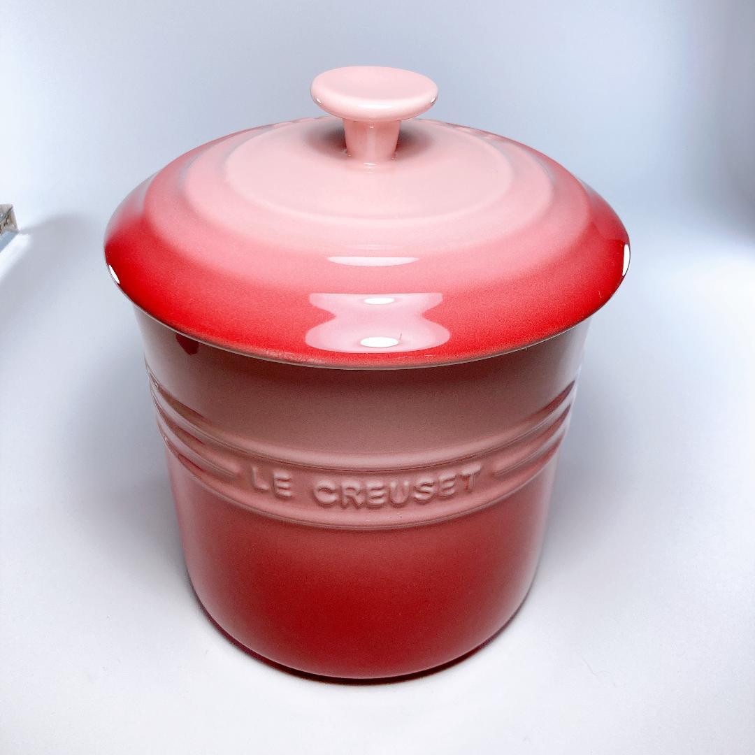 ル・クルーゼ フードコンテナ ナチュラルピンク　|2957|