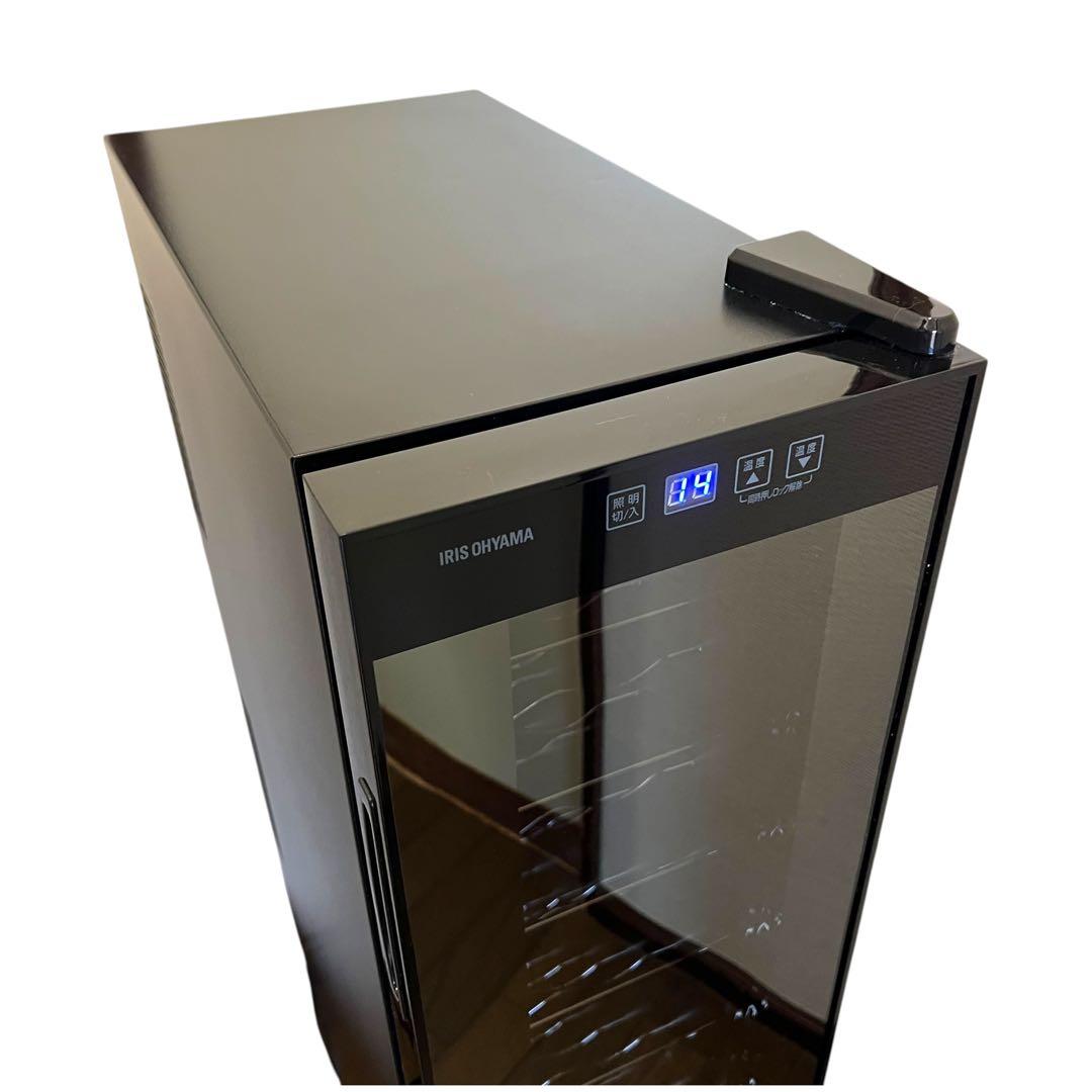 【極美品・2022年製】アイリスオーヤマ　ワインセラー PWC-491P-B
