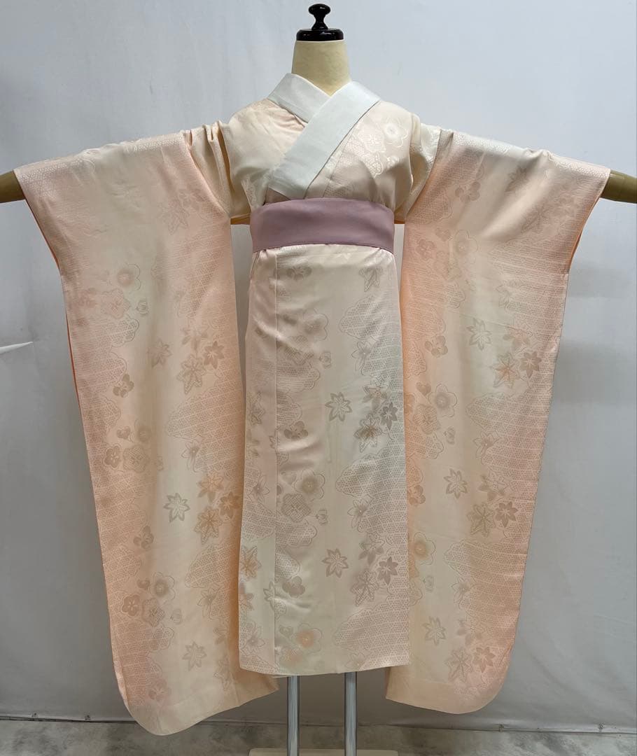 振り袖　フルセット　別誂長襦袢付　成人式　 金彩加工　刺繍入り　632