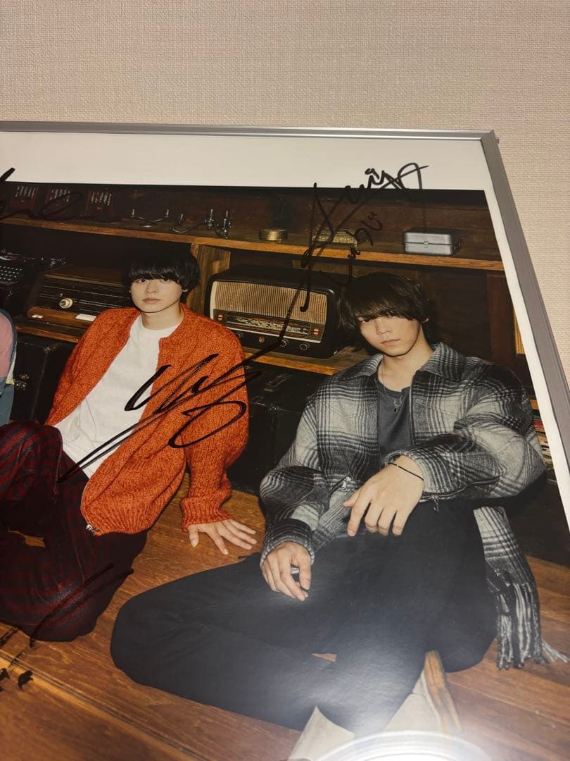 ★限定・非売品★マルシィ 「幸せな花束を」直筆サイン入りカレンダーポスター