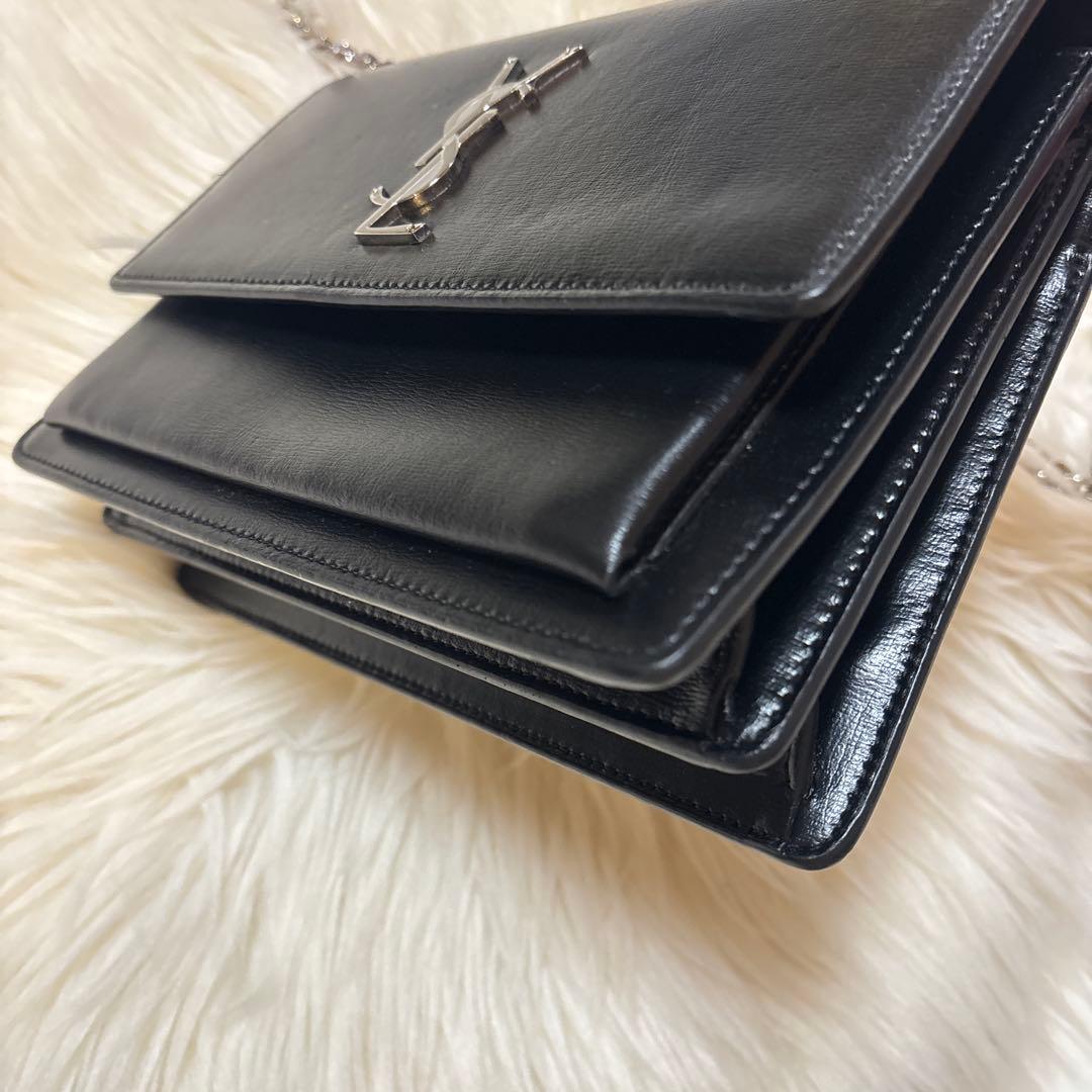 【美品】イブサンローラン チェーン ショルダーバッグ