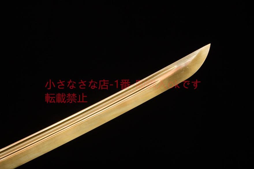 サンゴールド刺繍春刀-高性能マンガン鋼 古兵器 刀装具　日本刀　模造刀 居合刀