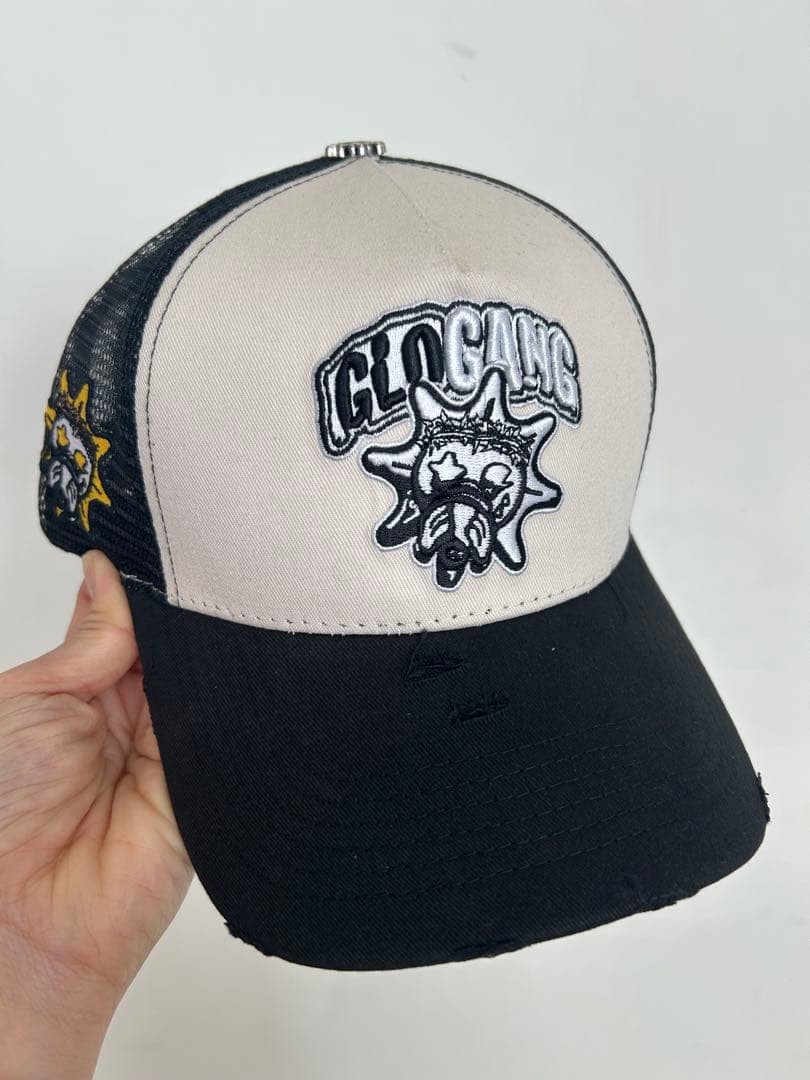 GLO GANG トラッカーハット ブラック グローギャング キャップ