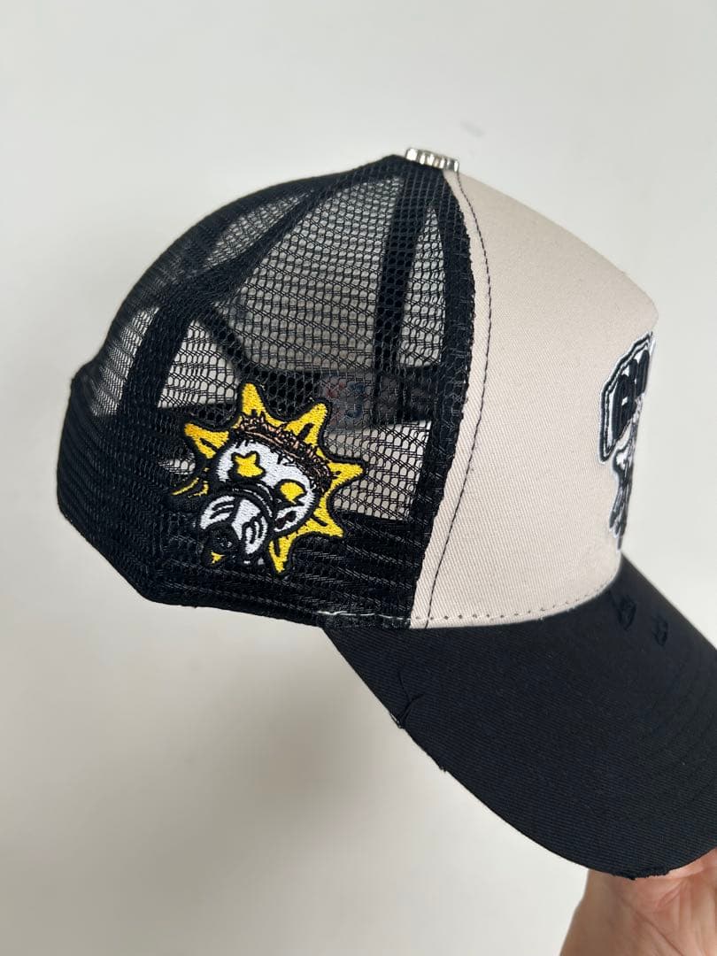 GLO GANG トラッカーハット ブラック グローギャング キャップ