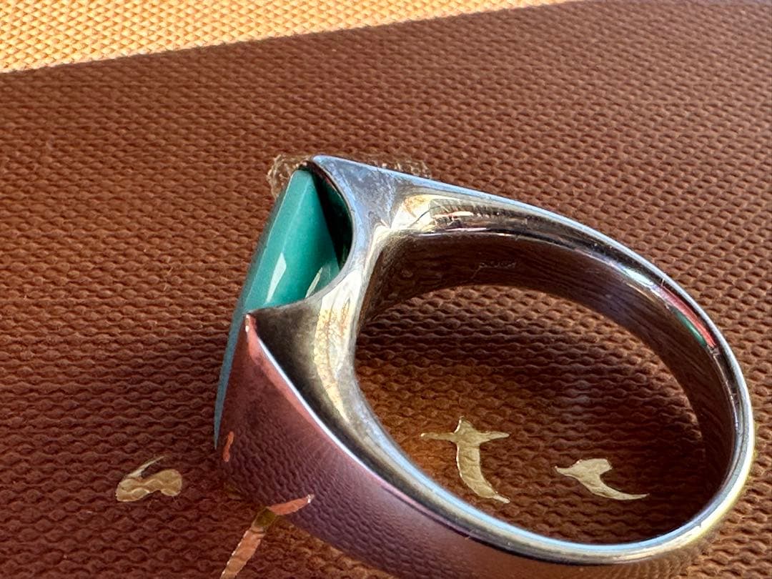 agete silver spoon ターコイズリング