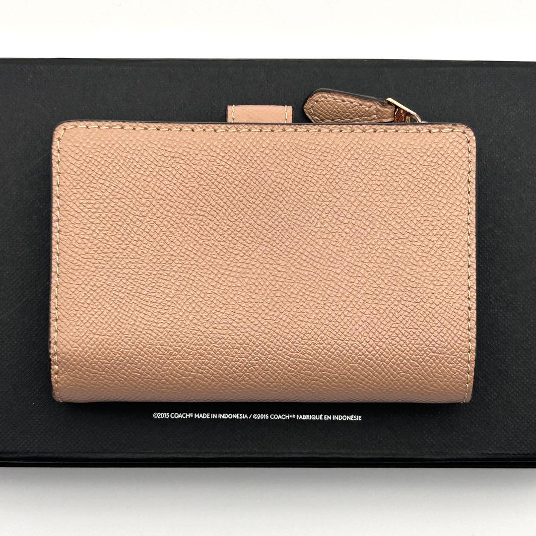 ✨美品✨ COACH コーチ 二つ折り財布 ベージュ 折り財布