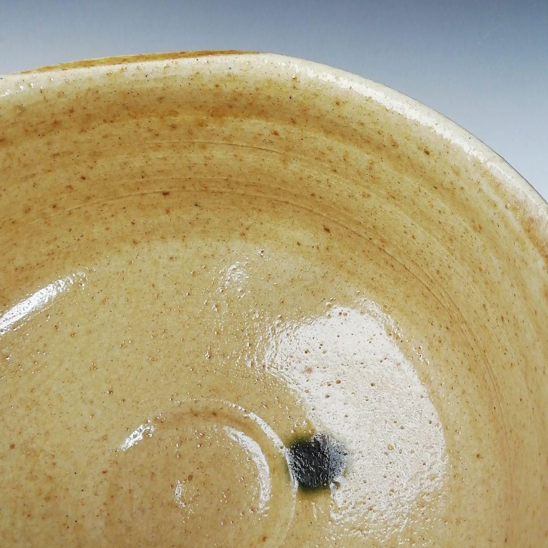 Ｔ６２０　茶碗　『黄瀬戸茶碗』『東山 造』『前大徳寺 福本積應 書付』　共箱