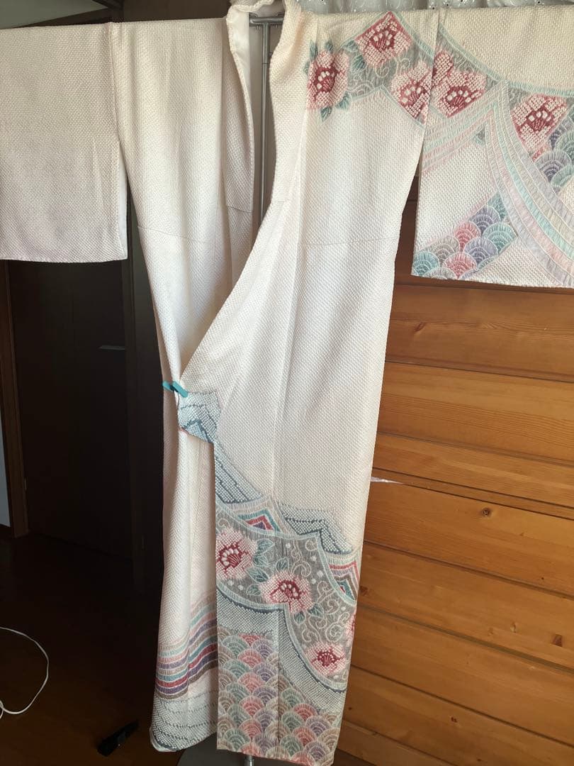 藤娘きぬたや　総絞り　訪問着　付下げ