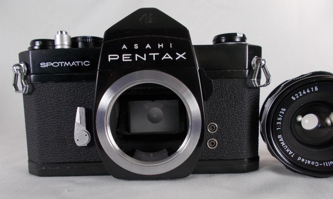 フィルムカメラ 整備済　Pentax SP　+ 広角レンズ 35mm　P257