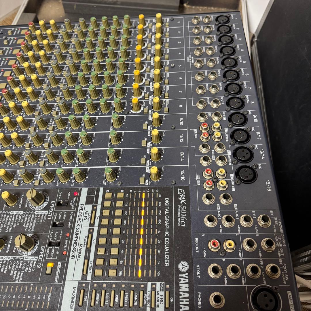 YAMAHA EMX5016CF パワードミキサー ④