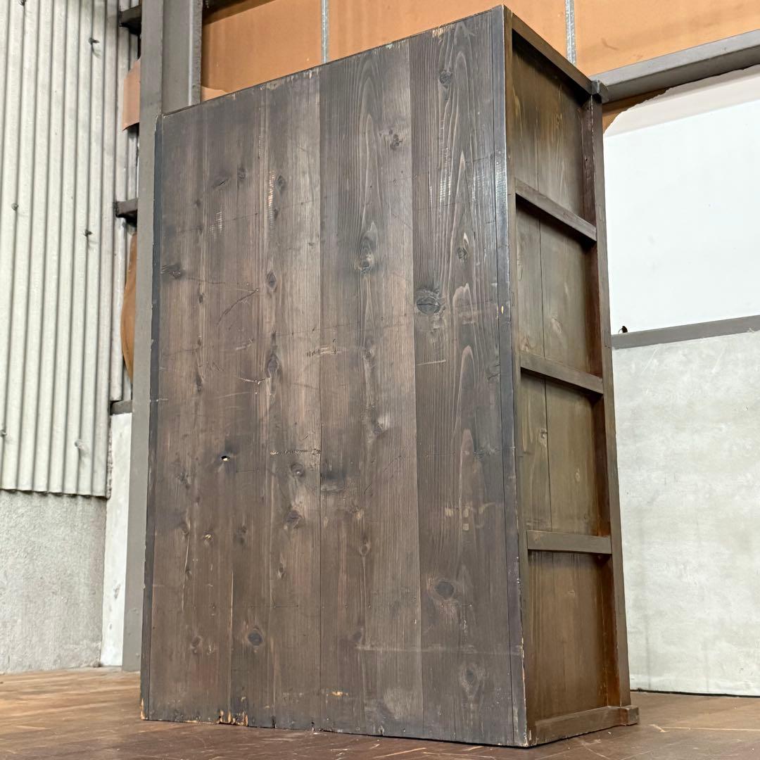 H15K56 和製アンティーク 5段チェスト