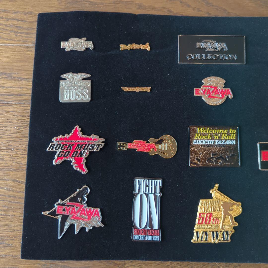 ま-ちん　矢沢永吉さん　ピンバッジ20個