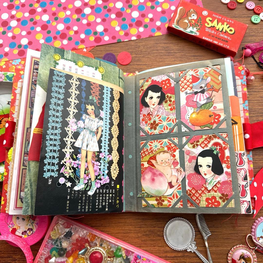 【RIkA】 昭和レトロ ジャンクジャーナル ラベル 紙モノ