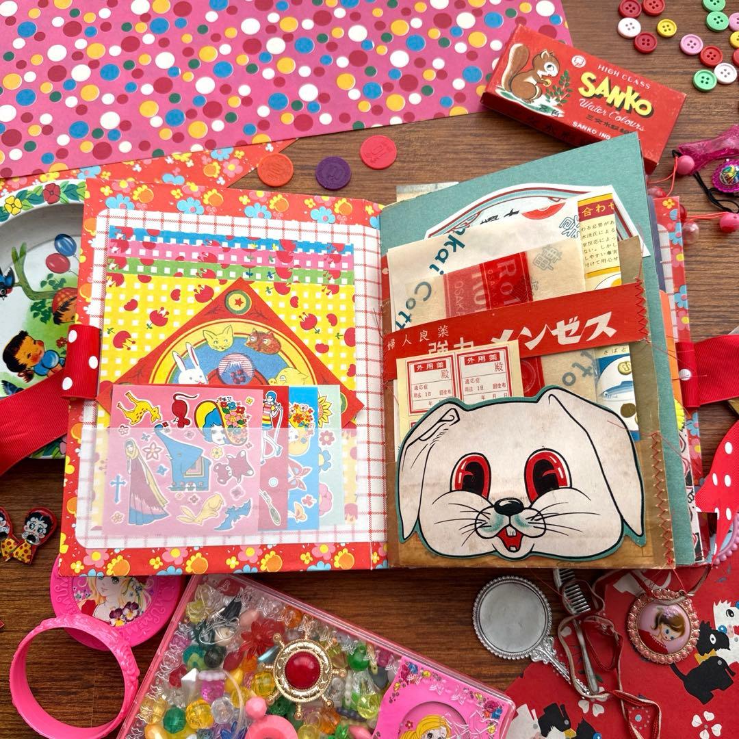 【RIkA】 昭和レトロ ジャンクジャーナル ラベル 紙モノ