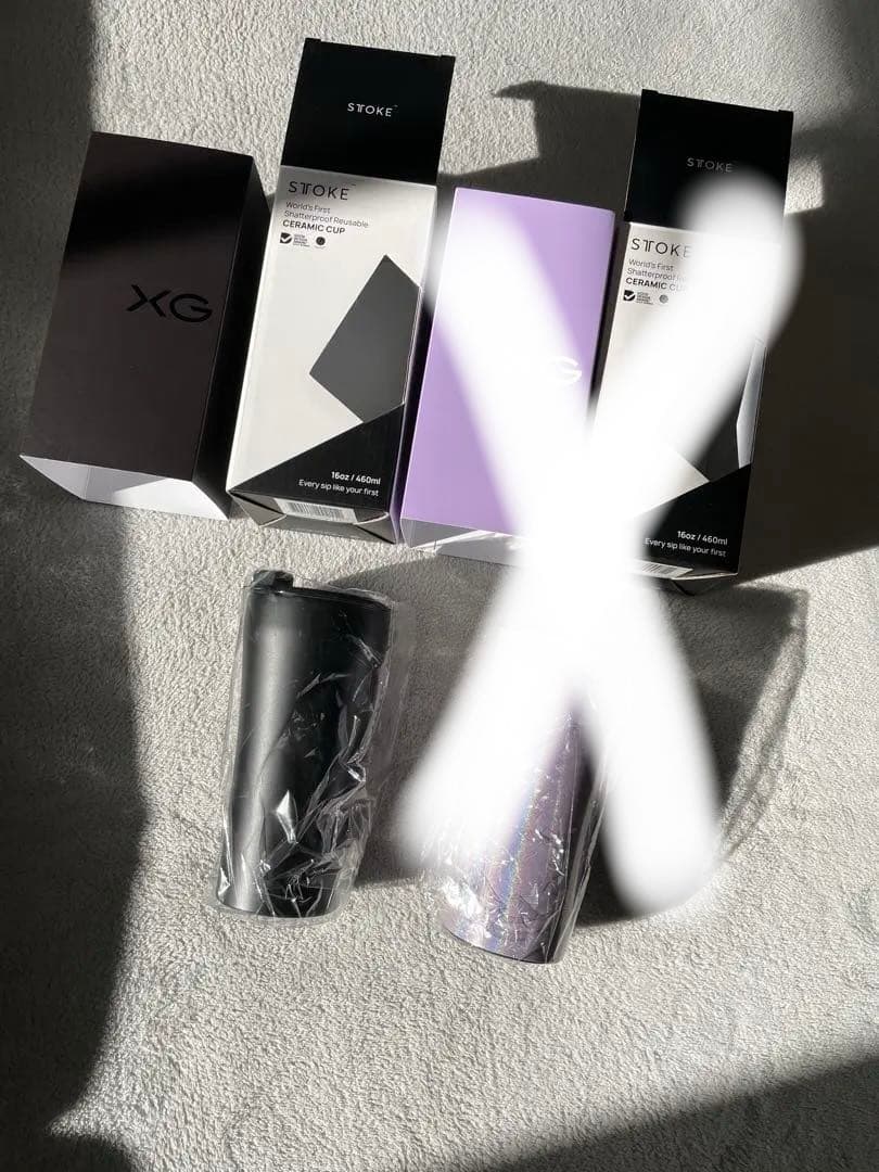 XG タンブラー 2個セット ブラック・パープル