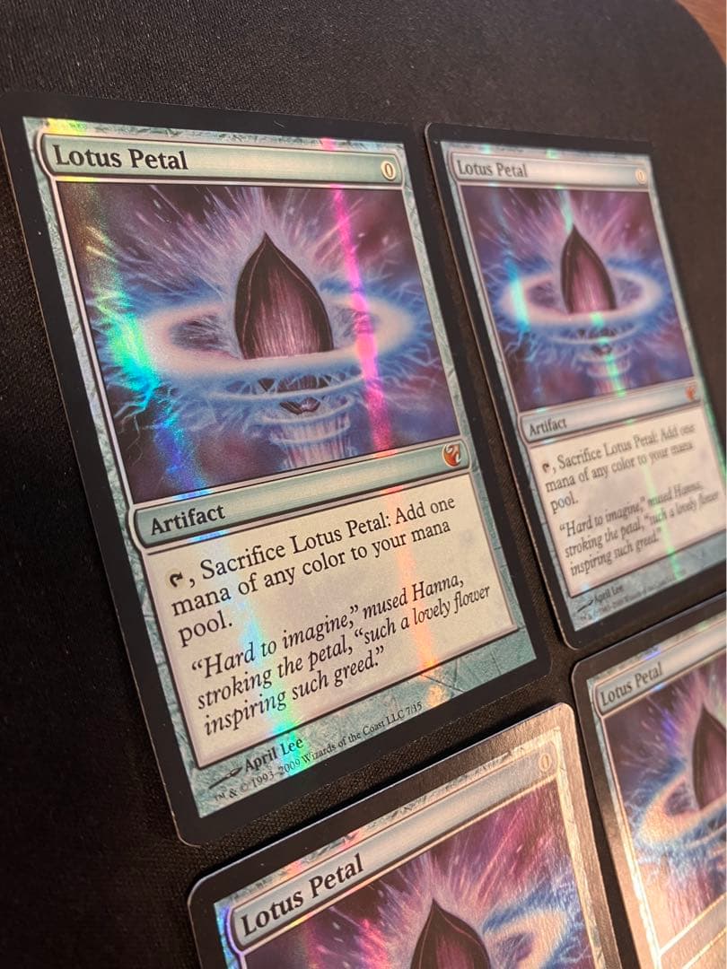 MTG【水蓮の花びら/Lotus Petal】 FTV foil 英語 4枚