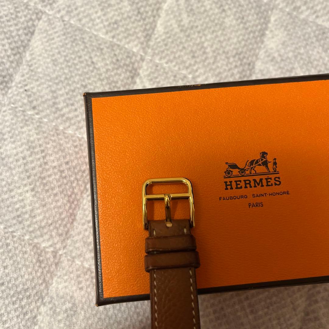エルメスHウォッチ　キャメル　腕時計