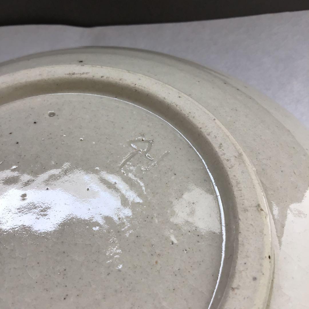 茶道具　菓子器　赤絵花文皿　瀬戸本業窯　水野半次郎作　栞　共箱　S104KK