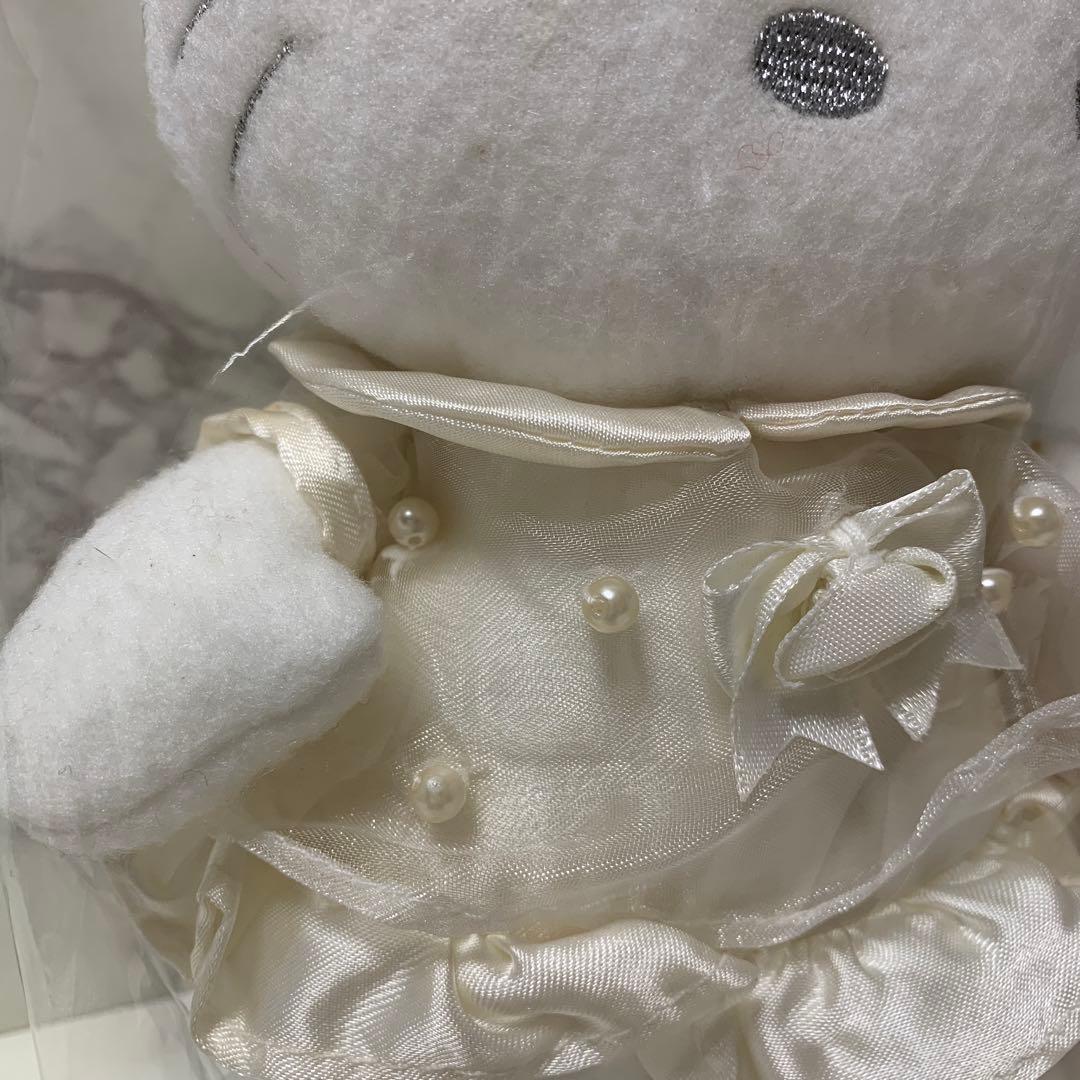 Sanrio ハローキティ ぬいぐるみ S パール　ホワイトキティ